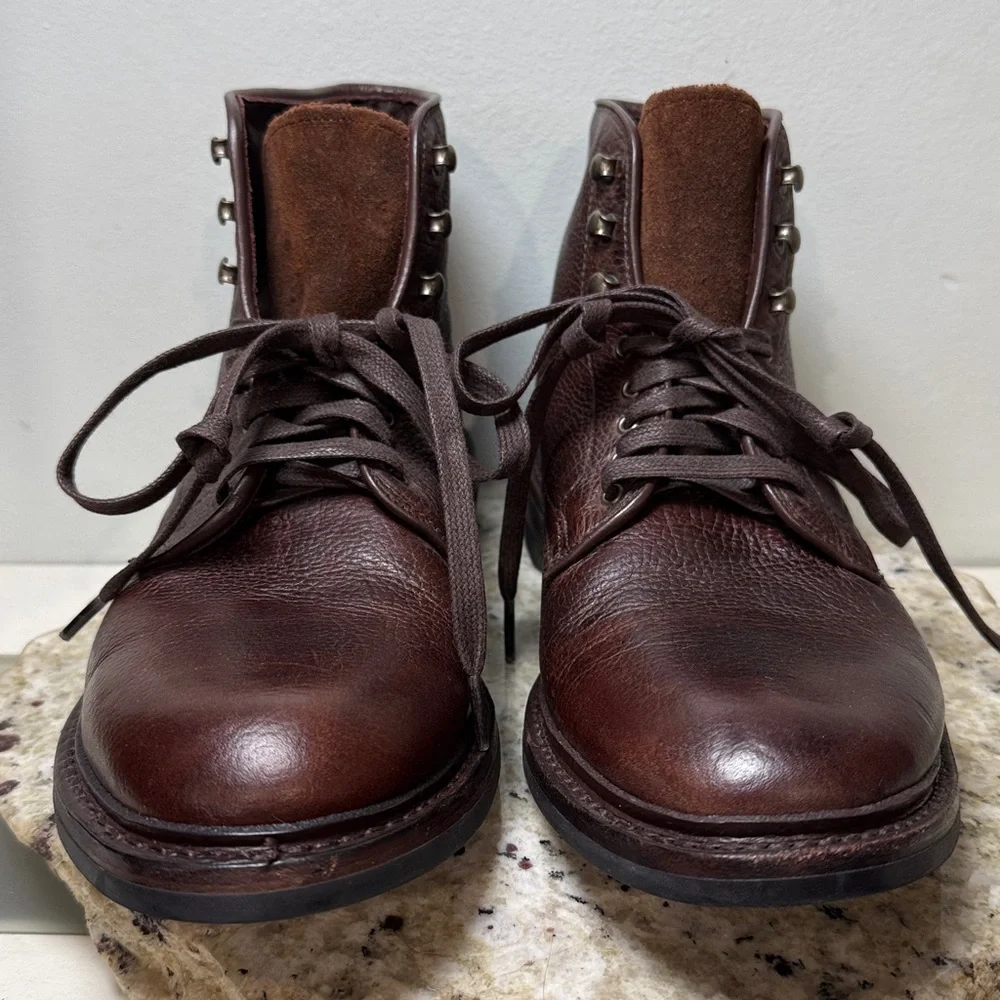 Allen Edmonds Higgins Mill Weatherproof Mens Boot Burgundy Chromexcel Leather 9